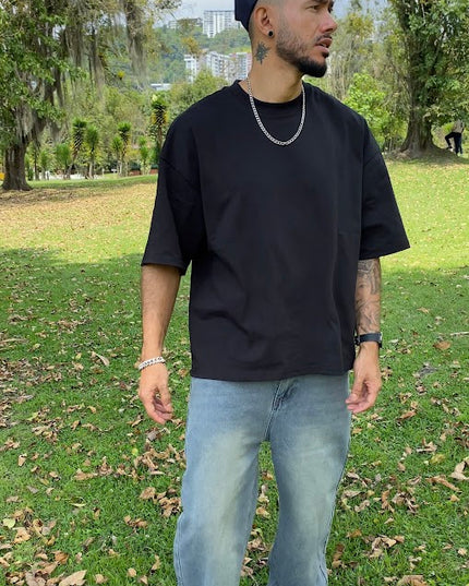 Pantalon Baggy Azul MMela Desgastado