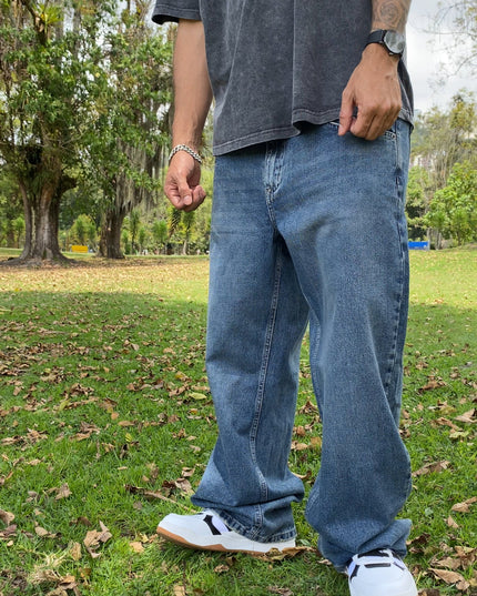 Pantalon Jean Baggy  Azul Classic