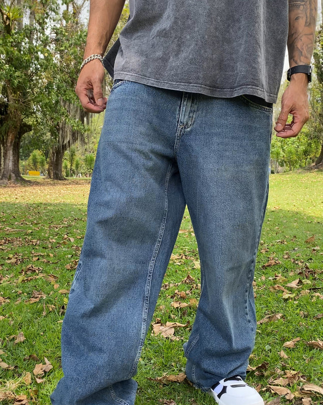 Pantalon Jean Baggy  Azul Classic